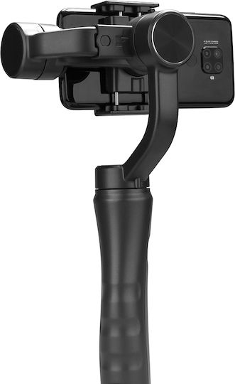 Techsuit F6 Gimbal за мобилни телефони Черен