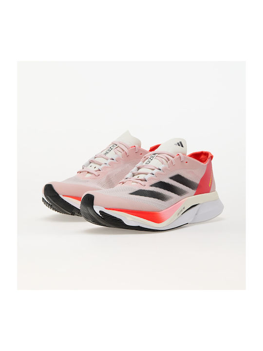 Adizero Boston 12 Damen Sportschuhe Laufen Sanpin / Aurmet / Solid Red