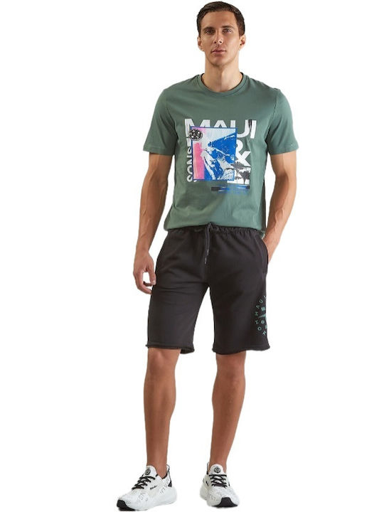 Maui & Sons Men's Short Sleeve T-shirt Green