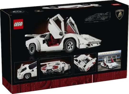 LEGO Icons Lamborghini Countach 5000 Quattrovalvole For 18+ Years 1506 Pieces