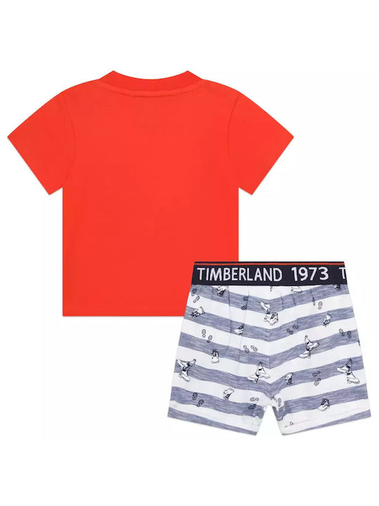 Timberland Kids Set with Shorts Summer 2pcs PORTOOKALI