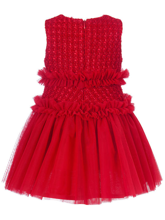 Balloon Chic Kids Dress red