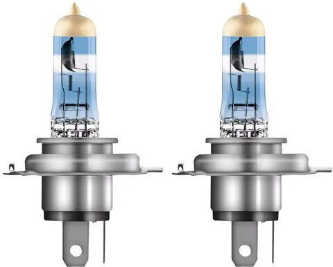 Osram Lamps Car Night Breaker H4 Halogen White 12V 55W 2pcs