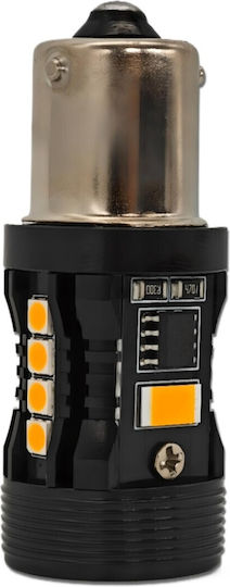 Лампи Автомобила PY21W-BAU15s LED Orange 12V 1бр