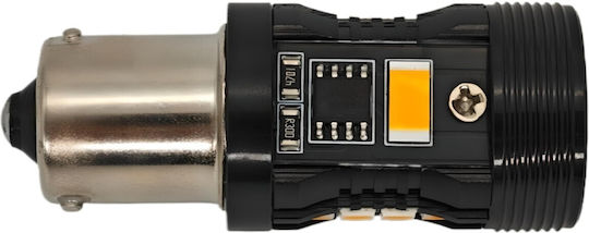 Лампи Автомобила PY21W-BAU15s LED Orange 12V 1бр