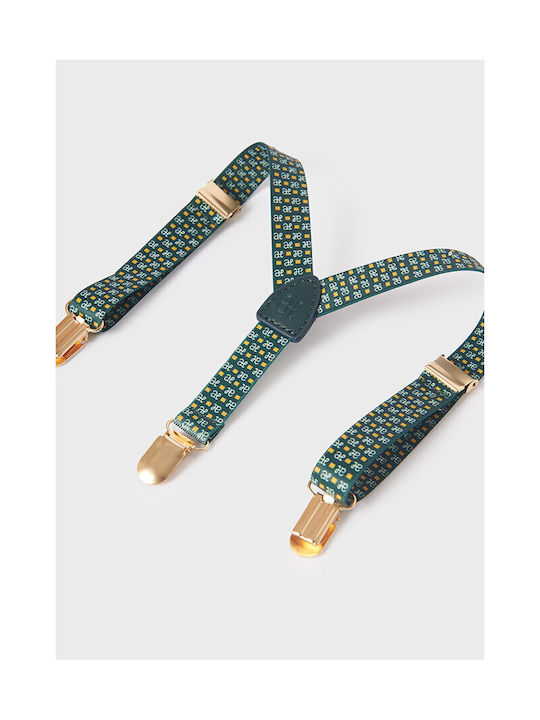 Abel & Lula Kids Suspenders with 3 Clips Green