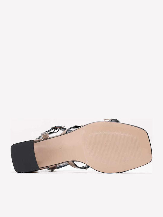Leather Sandals Silver