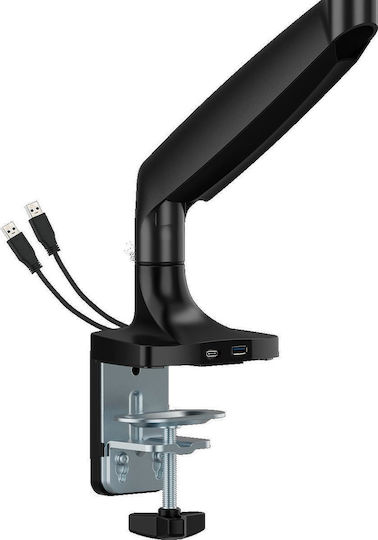 Spacetronik Ständer Auf dem Schreibtisch Bildschirm bis zu 45" mit Arm (SPA-S110B)