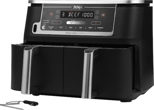 Ninja Foodi MAX Dual Zone Air Fryer with Double Detachable Bucket 9.5lt Black