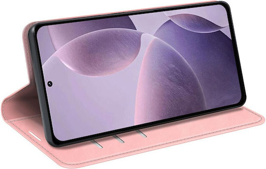 Retro Magnetic Book Ροζ (Xiaomi Poco F6 Pro 5G)