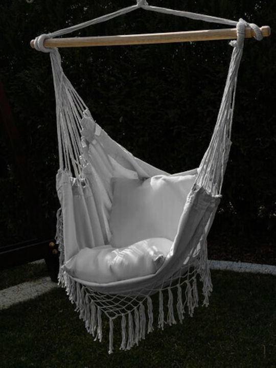 Gardlov Hängematte Einzeln Stoff Gray 130x97cm