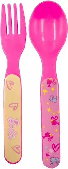 Gim Barbie Plastik Kinder Lebensmittelbehälter Barbie Rosa 17.5 x 12.5 x 6cm