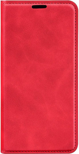 Retro Magnetic Book Κόκκινο (Xiaomi Poco F6 Pro 5G)