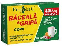Propolis C Raceala Gripa Copii 10 Plicuri Fiterman Pharma