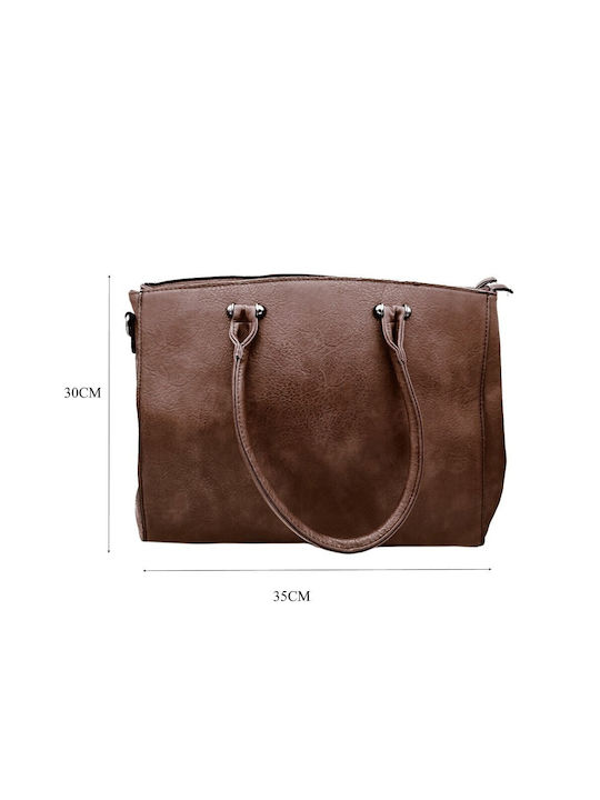 Jessica Damen Tasche Schulter Braun