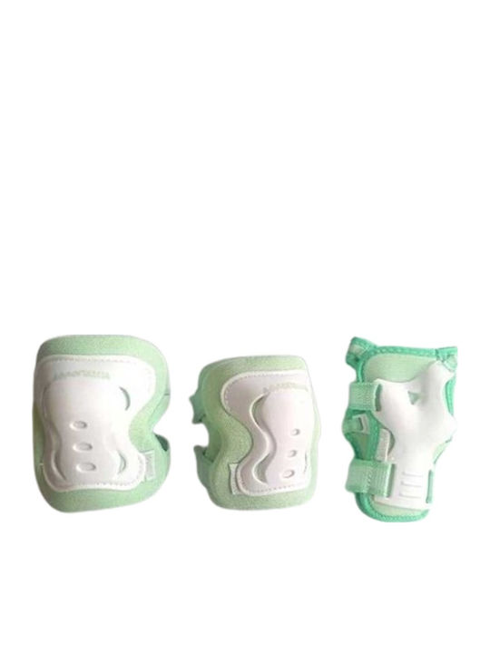 Athlopaidia Children's Protective Gear Set for Rollers Green