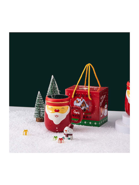Weihnachtliche Becher Keramik Rot Weihnachtlich Becher Keramik Rot L8xB11.5cm.