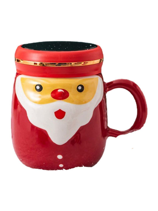 Weihnachtliche Becher Keramik Rot Weihnachtlich Becher Keramik Rot L8xB11.5cm.