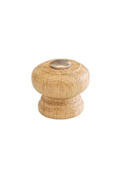 La Belle Maison Knob Furniture made of Wooden in Beige Color D30mm 135 1pcs