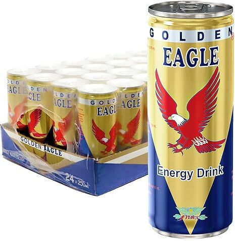 Golden Eagle Energy Drink με Ανθρακικό 24x250ml