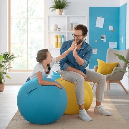 Leitz Minge Pilates 65cm în culoare Gri