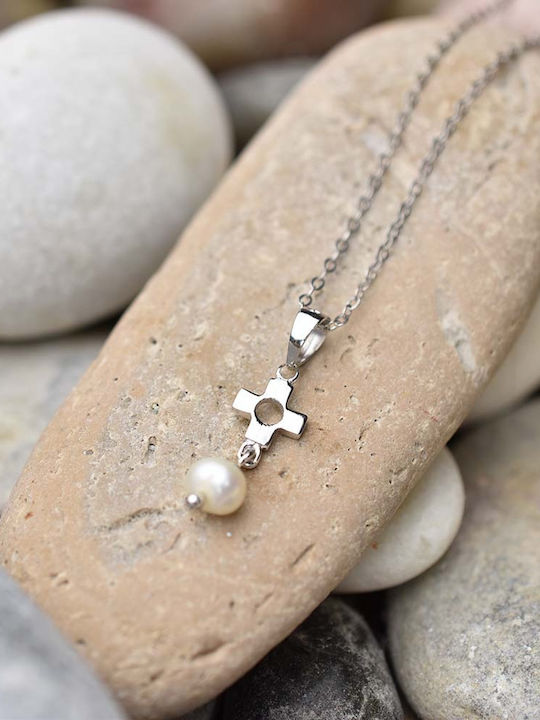 Goldjewels Charm from Silver with Pearls