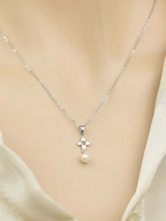 Goldjewels Charm from Silver with Pearls