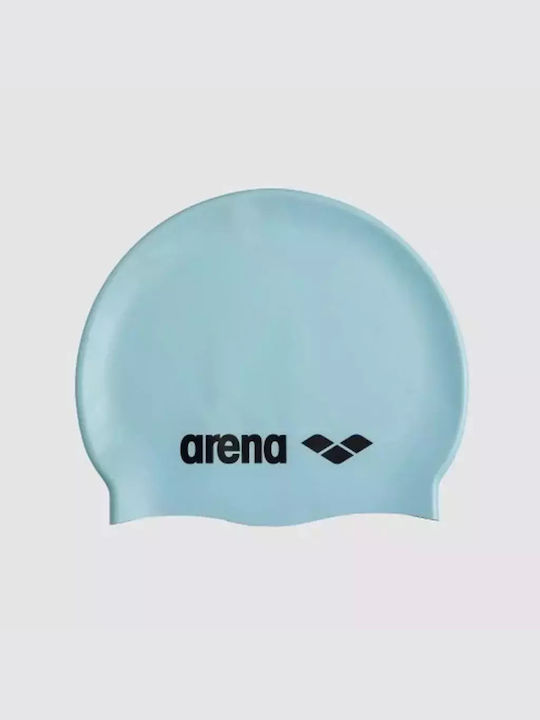 Arena Classic Silicone Adults Swimming Cap Light Blue