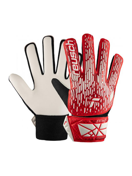 Reusch Attrakt Starter Solid Голмански ръкавици Детски Червени