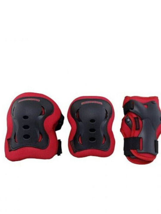 Athlopaidia Children's Protective Gear Set for Rollers Red