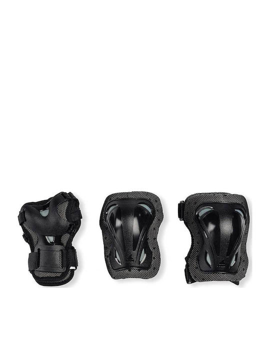Rollerblade Σετ Προστατευτικών για Rollers Μαύρο
