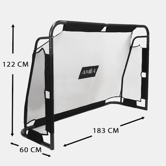 AMILA Street Football Goal 183x60x122cm 1 Piece