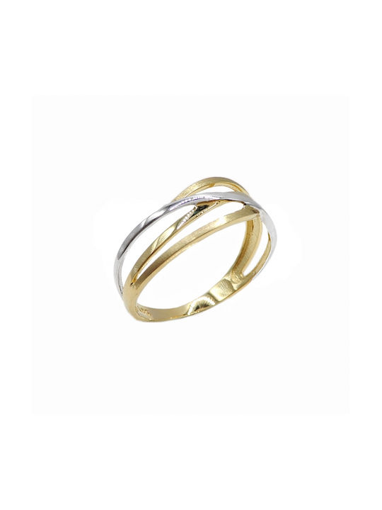 Sof.Istico Damen Ring aus Weißgold 14K