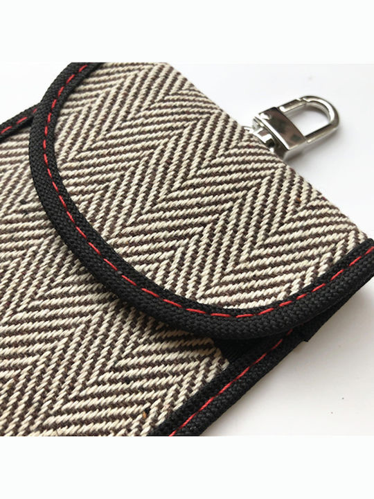 Δερμάτινο Ανδρικό Πορτοφόλι Καρτών με RFID Μπεζ