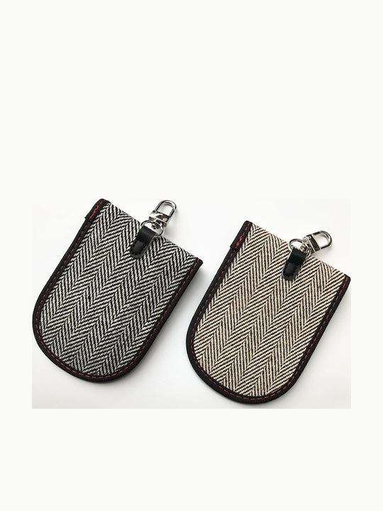 Δερμάτινο Ανδρικό Πορτοφόλι Καρτών με RFID Μπεζ