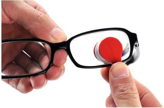 Microfiber Double-ended Instrument Cleaning Maintaining Eyeglass Lenses 7x2 Cm Red