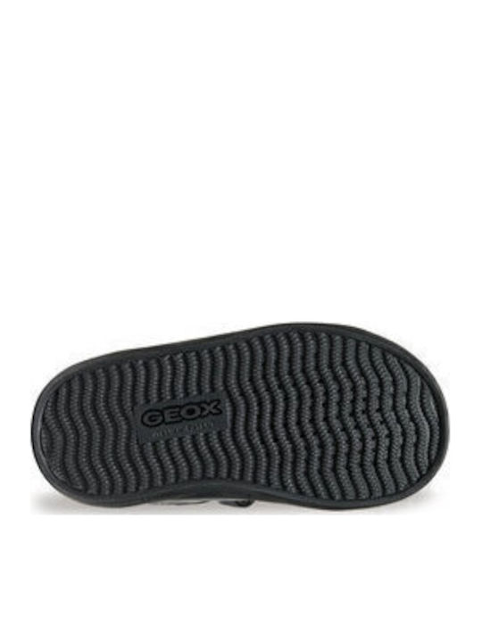 B Gisli Kids Sneakers High with Scratch Navy Blue