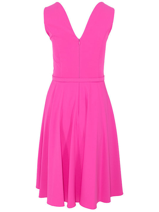 Forel Midi Dress Pink