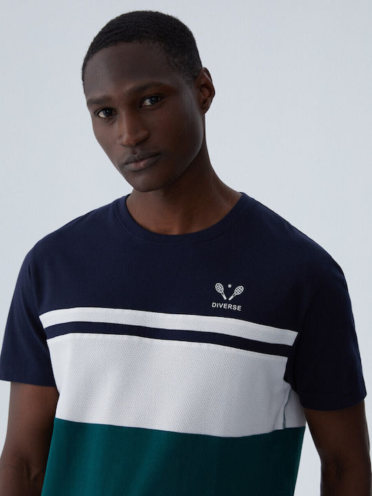 T-shirt Navy-green
