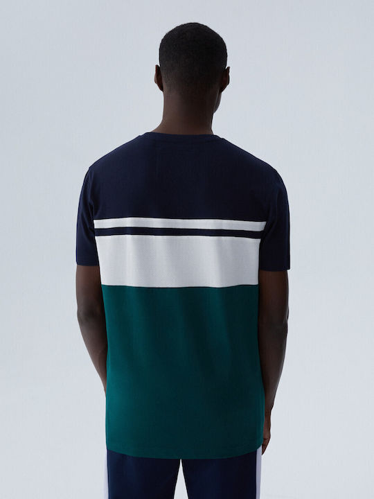 T-shirt Navy-green