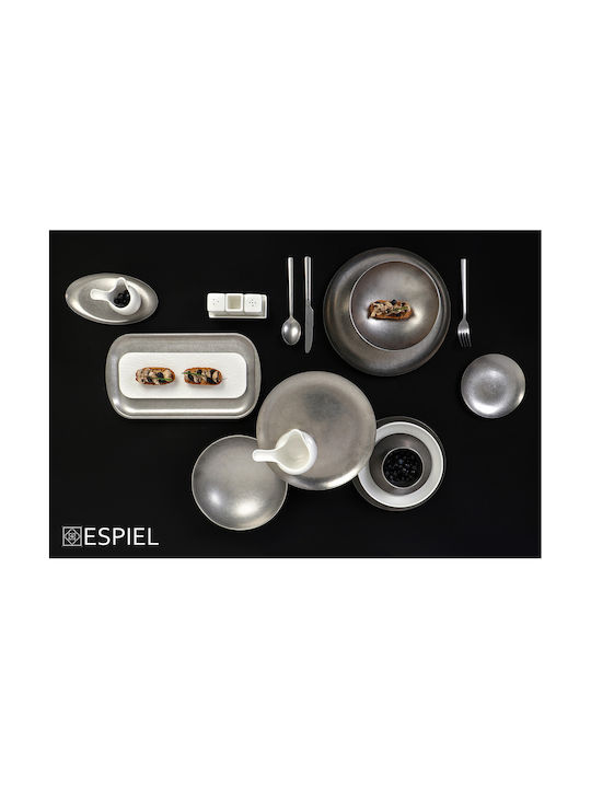 Espiel Snow Dip Serving Bowl Round Inox Gray with Diameter 7.7cm