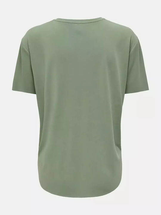 Only Femeie Tricou Verde