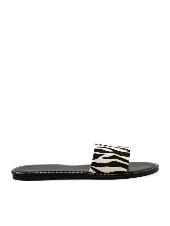 Flache Sandalen für Damen in Schwarz Farbe