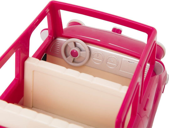 Li'l Woodzeez Pink Car With Suitcase για 3+ Ετών
