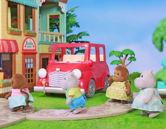 Li'l Woodzeez Pink Car With Suitcase για 3+ Ετών