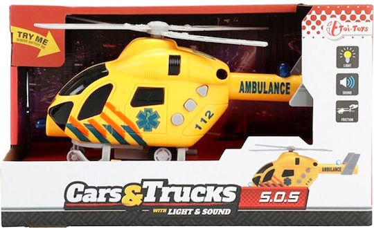 Toy Ambulance Helicopter Light Sound