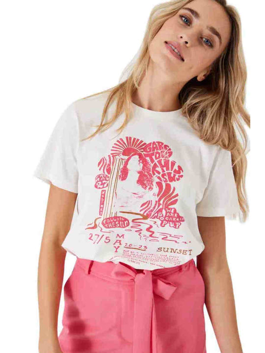 GARCIA T-Shirts D30210_ladies T-shirt ss - ΛΕΥΚΟ-GARCIA39693-123-WHITE