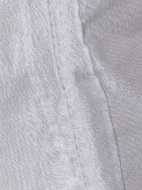 Guess Men's Shirt Linen White