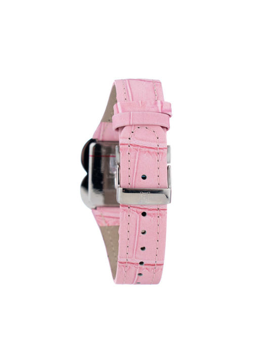 Laura Biagiotti Uhr mit Rosa Lederarmband