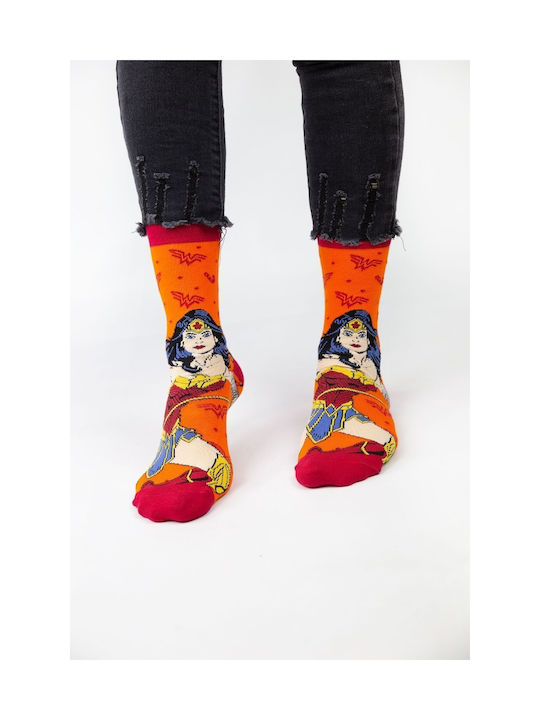Warner Bros Super Women Femei Șosete Multicolor 4Pachet